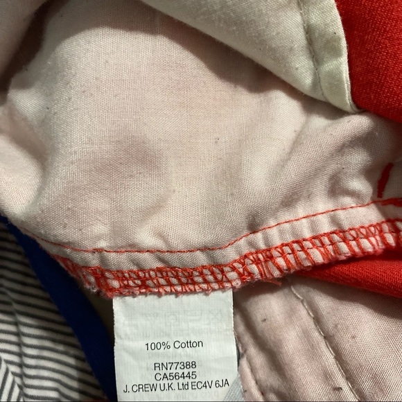 J Crew Salmon Cotton 4” Chino Shorts - Picture 4 of 4